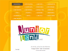 Tablet Screenshot of juniorland.net